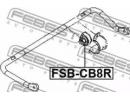 Втулка заднего стабилизатора FORD FOCUS CB8 2011-  B8R
