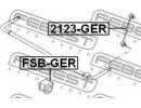 Втулка заднего стабилизатора d20.4 FORD MONDEO GE  GER