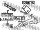 Сайлентблок заднего рычага HONDA CIVIC FERIO EK2 [ 051