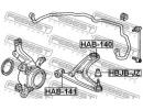 Сайлентблок передний переднего рычага HONDA FIT AL 141