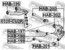 Сайлентблок заднего верхнего рычага HONDA ACCORD C 196