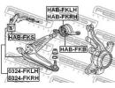 Сайлентблок задний переднего рычага HONDA CIVIC FK FKB