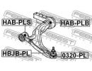 Сайлентблок передний переднего рычага HONDA PILOT  PLS