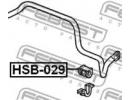 Втулка переднего стабилизатора d29 HONDA ODYSSEY A 029