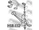 Втулка переднего стабилизатора d13 HONDA ODYSSEY F 032