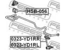 Втулка заднего стабилизатора d20 HONDA PILOT YF1 2 056
