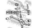 Втулка стойки переднего стабилизатора d8 HONDA CIV 057