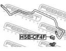 Втулка переднего стабилизатора d26.5 HONDA ACCORD  F4F