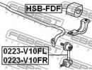 Втулка переднего стабилизатора d24.2 HONDA CIVIC 4 FDF