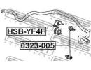 Втулка переднего стабилизатора d23 HONDA PILOT YF4 F4F