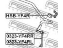 Втулка заднего стабилизатора d25.4 HONDA PILOT YF4 F4R