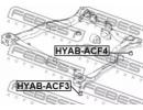 Сайлентблок подрамника HYUNDAI ACCENT 00 (1999-) [ CF4