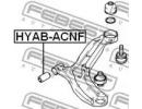 Сайлентблок передний переднего рычага HYUNDAI ACCE CNF