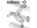 Сайлентблок переднего рычага HYUNDAI ACCENT 00 (19 ACV