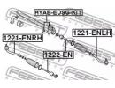 Сайлентблок рулевой рейки (комплект) HYUNDAI I30/I KIT