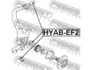 Сайлентблок задней цапфы HYUNDAI SONATA EF 02 2001 EF2