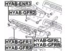 Сайлентблок задней поперечной тяги HYUNDAI SONATA/ FR1