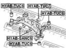 Сайлентблок подушки дифференциала HYUNDAI TUCSON 0 NC6