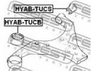 Сайлентблок передний переднего рычага HYUNDAI TUCS UCB