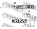 Втулка переднего стабилизатора d19.5 HYUNDAI SANTA GFF