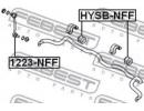 Втулка переднего стабилизатора d26.8 HYUNDAI SANTA NFF