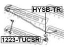 Втулка заднего стабилизатора d12.8 HYUNDAI TUCSON  BTR