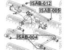 Сайлентблок задней продольной тяги ISUZU BIGHORN/T 004