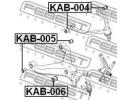 Сайлентблок переднего верхнего рычага KIA SPORTAGE 004