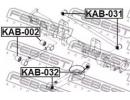 Сайлентблок задней поперечной тяги KIA MESCARNIVAL 031