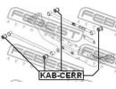 Сайлентблок задней поперечной тяги KIA CERATO I 20 ERR