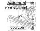 Сайлентблок задний переднего рычага HYUNDAI GETZ 0 ICB