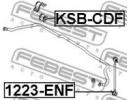 Втулка заднего стабилизатора d23.8 HYUNDAI I30/I30 CDF