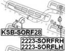 Втулка переднего стабилизатора d28 KIA SORENTO 06  F28