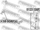 Втулка переднего стабилизатора d30 KIA SORENTO 02  F30