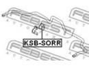 Втулка заднего стабилизатора d19 KIA SORENTO 02 (2 ORR