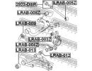 Сайлентблок заднего верхнего рычага LAND ROVER RAN 08Z