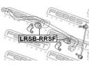 Втулка переднего стабилизатора d30 LAND ROVER DISC RSF