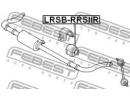 Втулка заднего стабилизатора d33.4 LAND ROVER RANG IIR