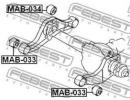 Сайлентблок подушки дифференциала MITSUBISHI PAJER 033