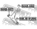 Сайлентблок передний нижнего рычага MITSUBISHI CHA 067