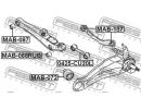 Сайлентблок задней поперечной тяги MITSUBISHI LANC RUB