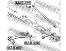 Сайлентблок заднего продольного рычага MITSUBISHI  097