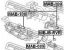 Сайлентблок подушки дифференциала MITSUBISHI PAJER 108