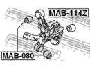 Сайлентблок задней цапфы MITSUBISHI LANCER,LANCER  14Z