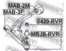 Сайлентблок задний переднего рычага MITSUBISHI RVR B2M