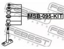 Втулка стойки переднего стабилизатора комплект MIT KIT