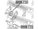 Втулка переднего стабилизатора d21 MITSUBISHI RVR  732