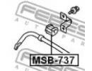 Втулка заднего стабилизатора d15 MITSUBISHI LANCER 737