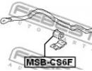 Втулка переднего стабилизатора d24.5 MITSUBISHI LA S6F