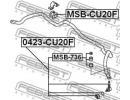 Втулка переднего стабилизатора d26 MITSUBISHI LANC 20F